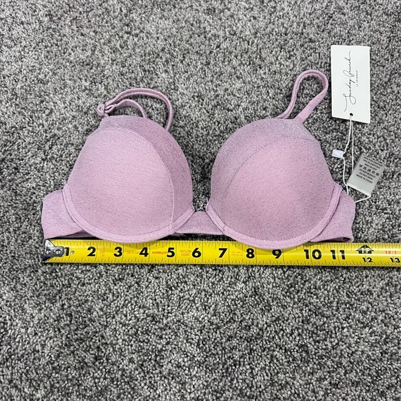 NWT! Sunday Brunch 2 Piece Bikini Shimmer Padded Underwired Pink Swimsuit Small - Picture 6 of 10